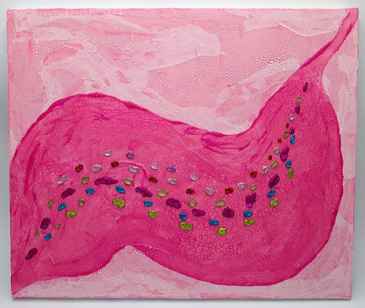 Happy Stomach, artwork by Setsuo Mino