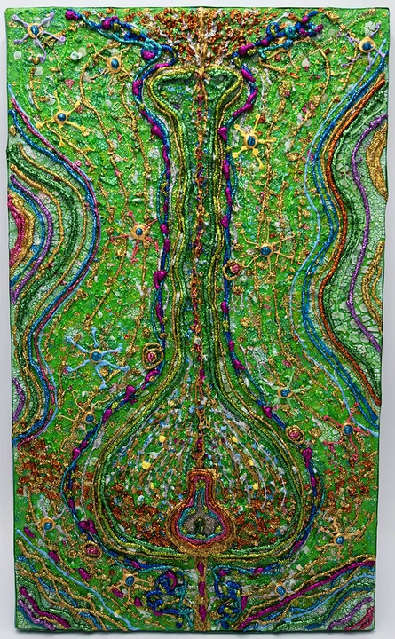 Meditation, artwork by Setsuo Mino