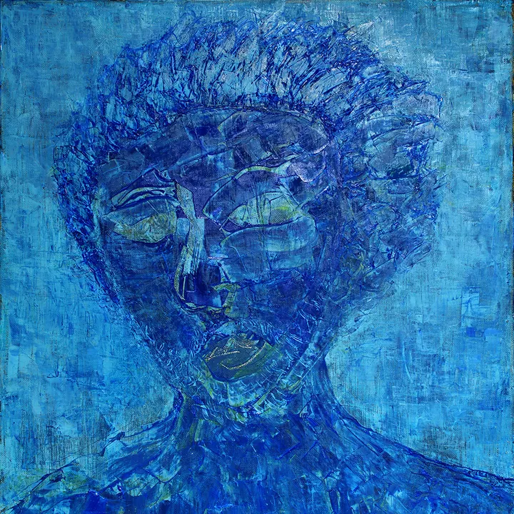 Self Portrait, artwork by Setsuo Mino