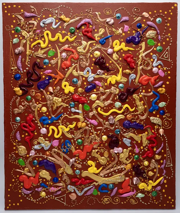 Treasure, artwork by Setsuo Mino